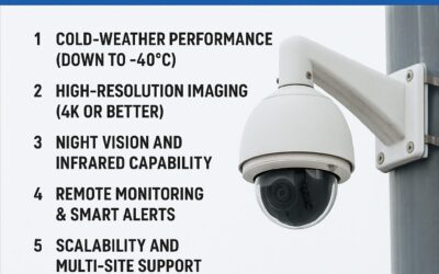 Essential Features for Business Security Cameras That Work in Edmonton’s Climate